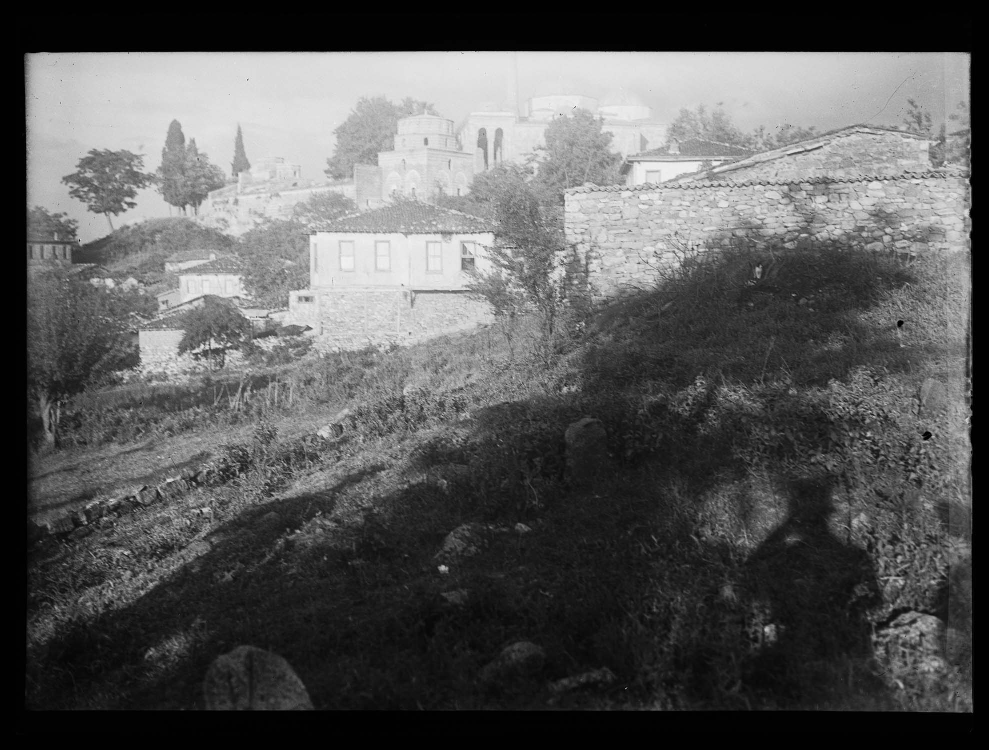Vue générale, avec la mosquée et la medrese